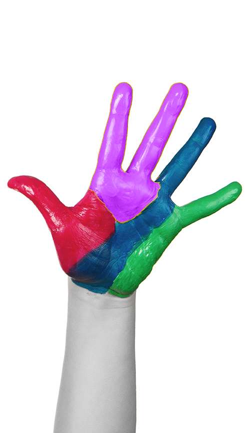 Mão esquerda dia mundial Raras