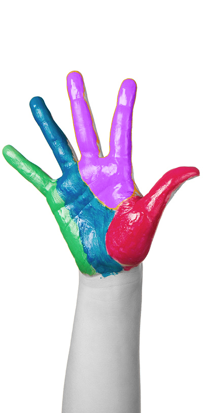 Mão direita dia mundial Raras